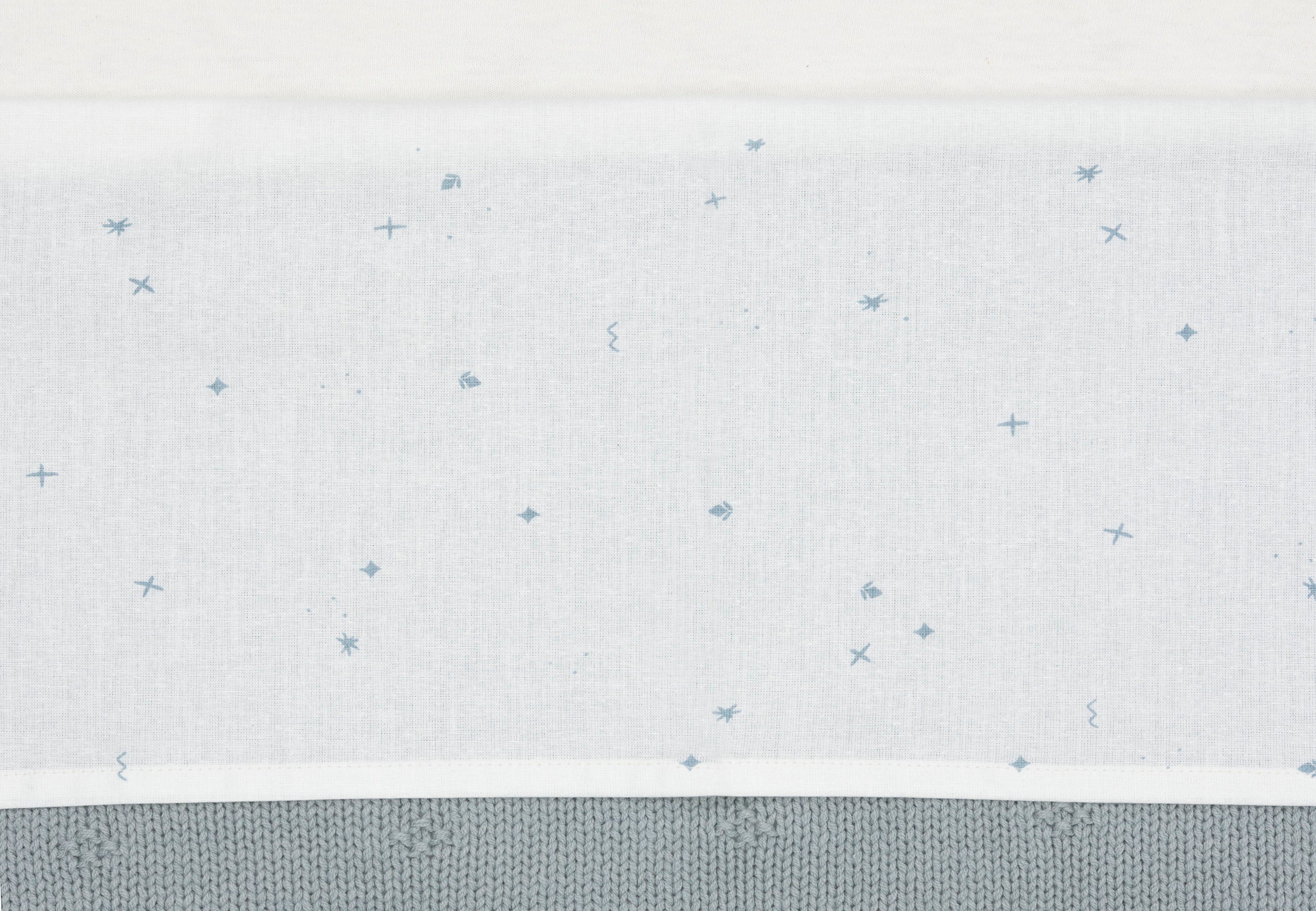 * Jollein Ledikantlaken 120x150cm Twinkling Sea Green - Image 2