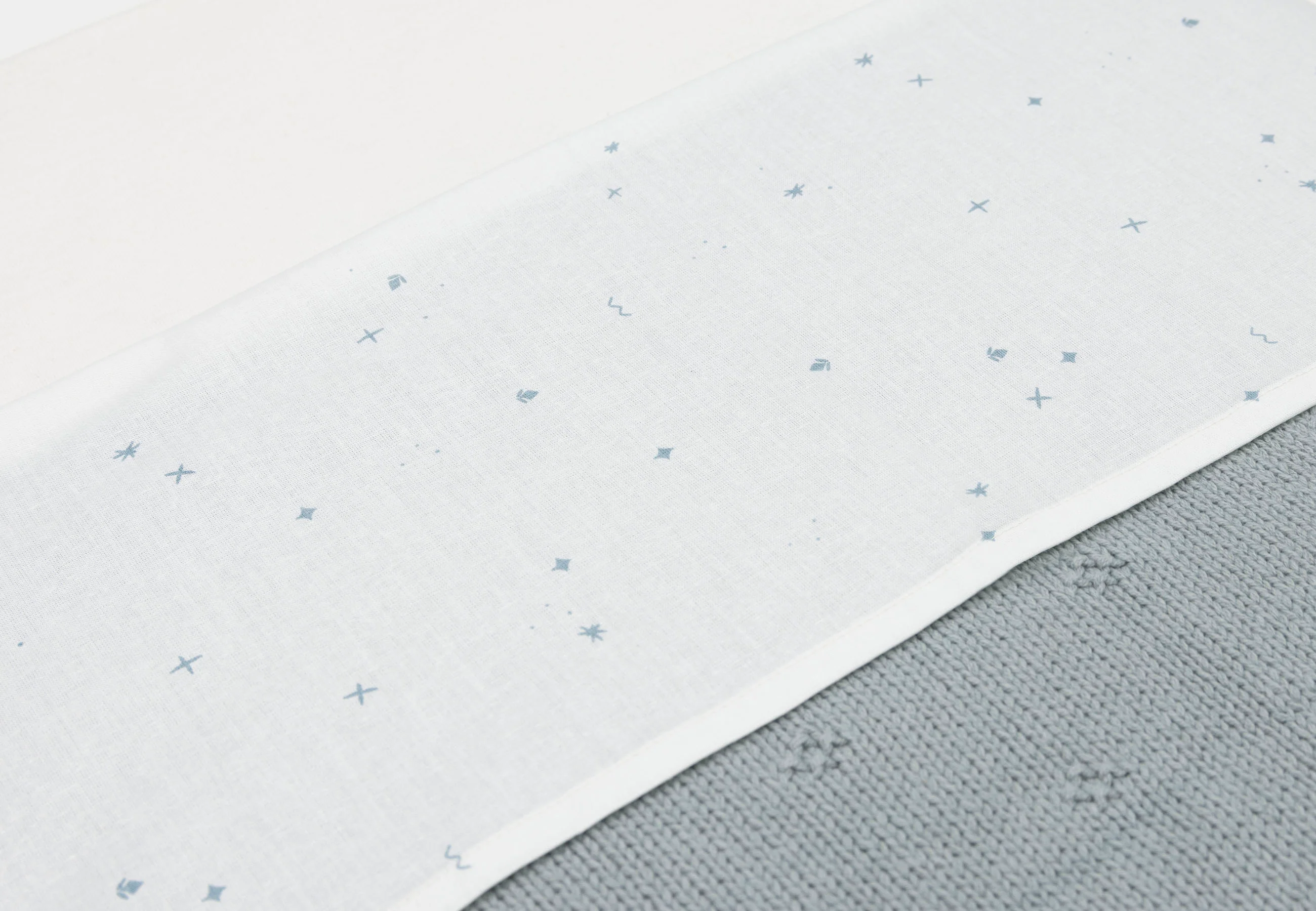 * Jollein Ledikantlaken 120x150cm Twinkling Sea Green - Image 3