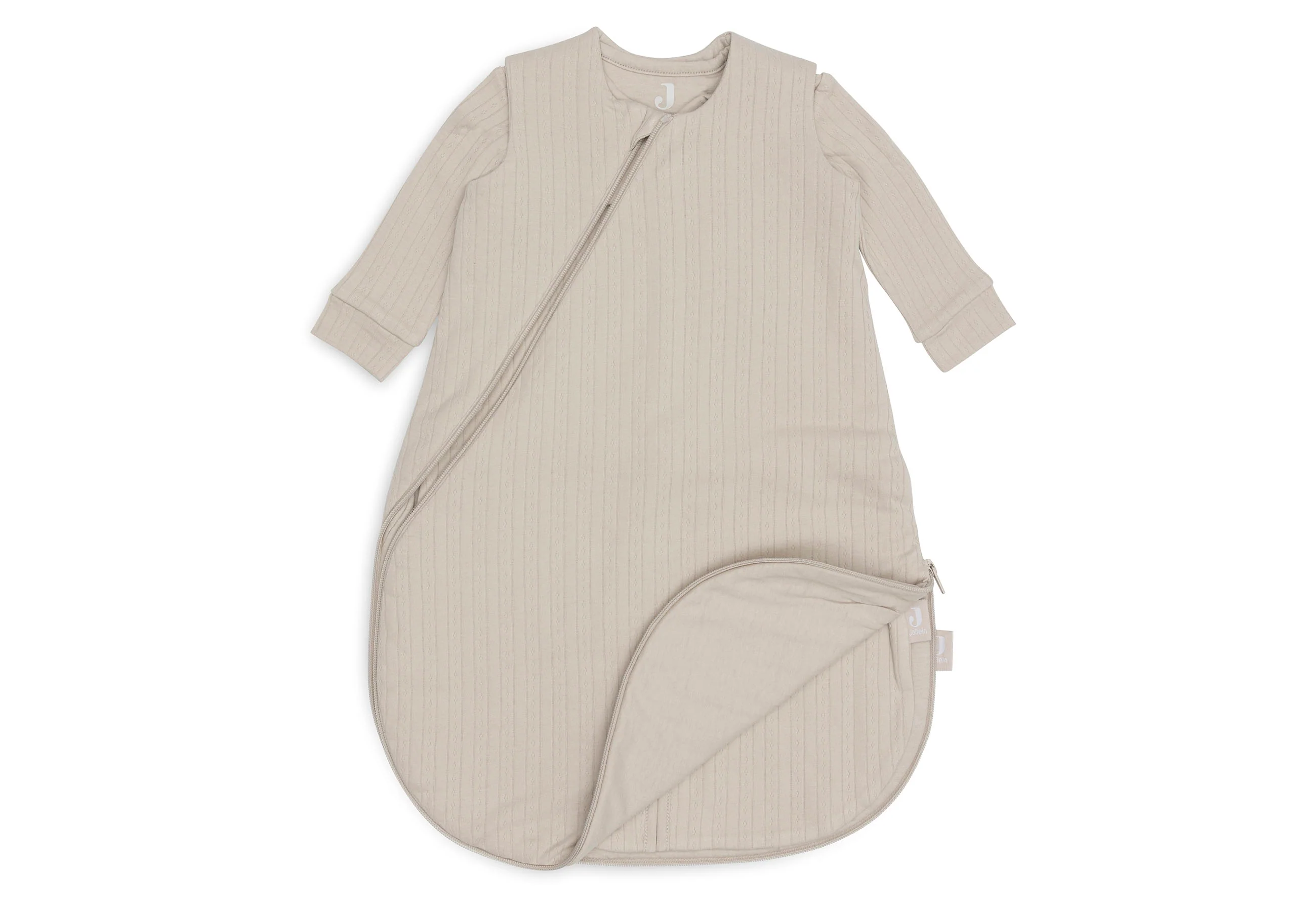 * Jollein Newborn Slaapzak 4 Seizoenen 60cm I Ajour Nougat - Image 2