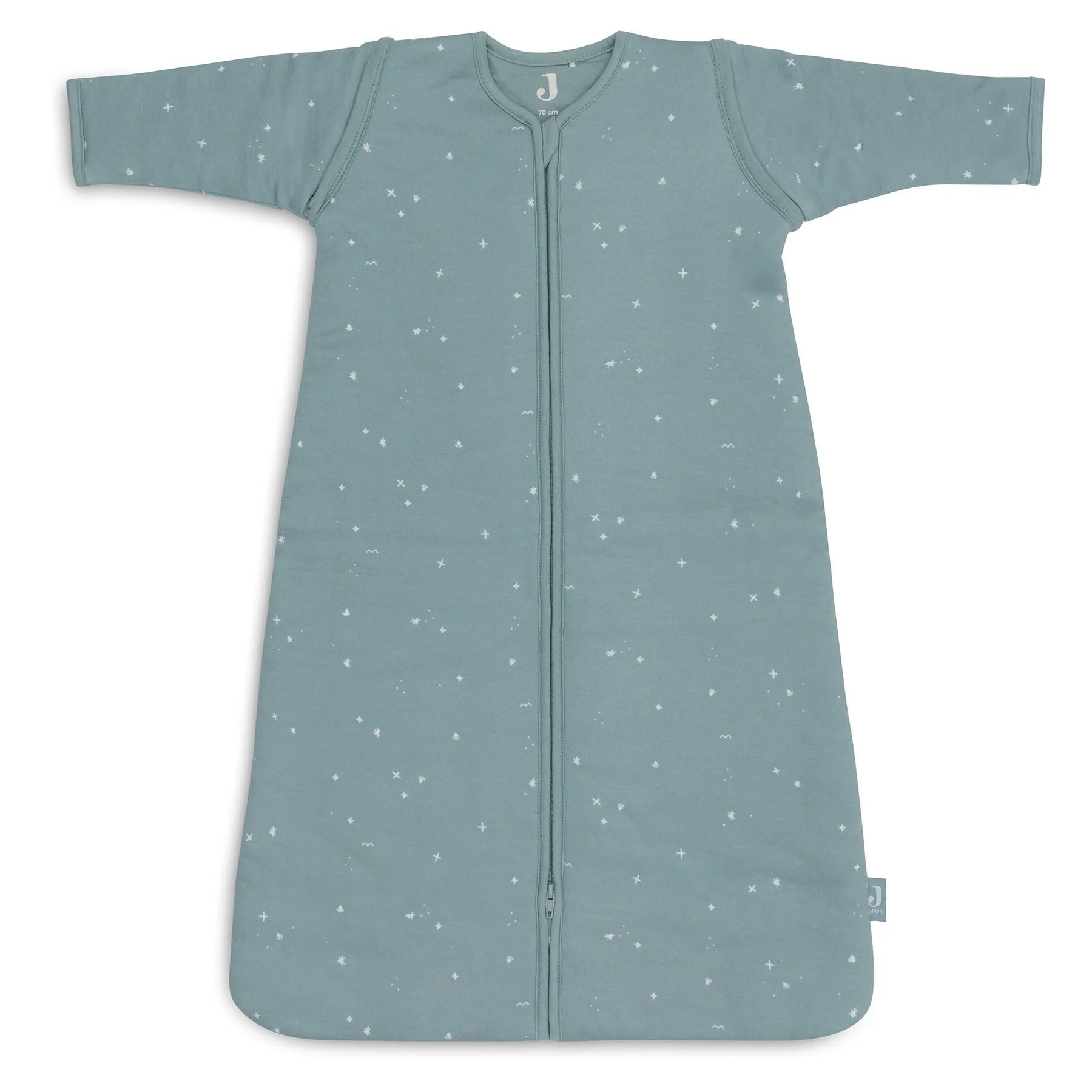 * Jollein Slaapzak Met Verwijderbare Mouwen 70cm Twinkling Sea Green