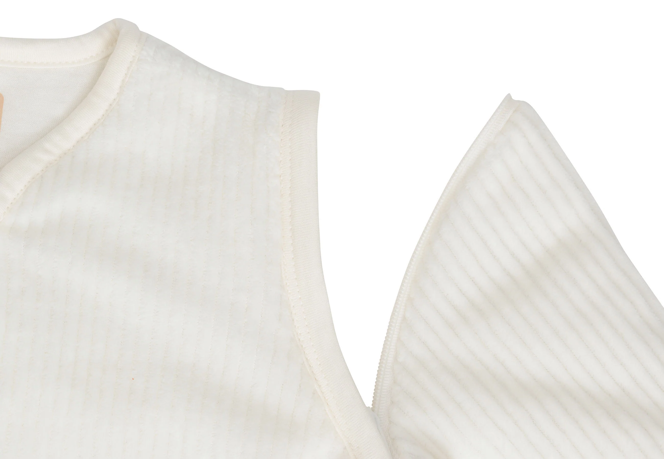 * Jollein Slaapzak Met Verwijderbare Mouwen Rond 60cm Rib Ivory - Image 4
