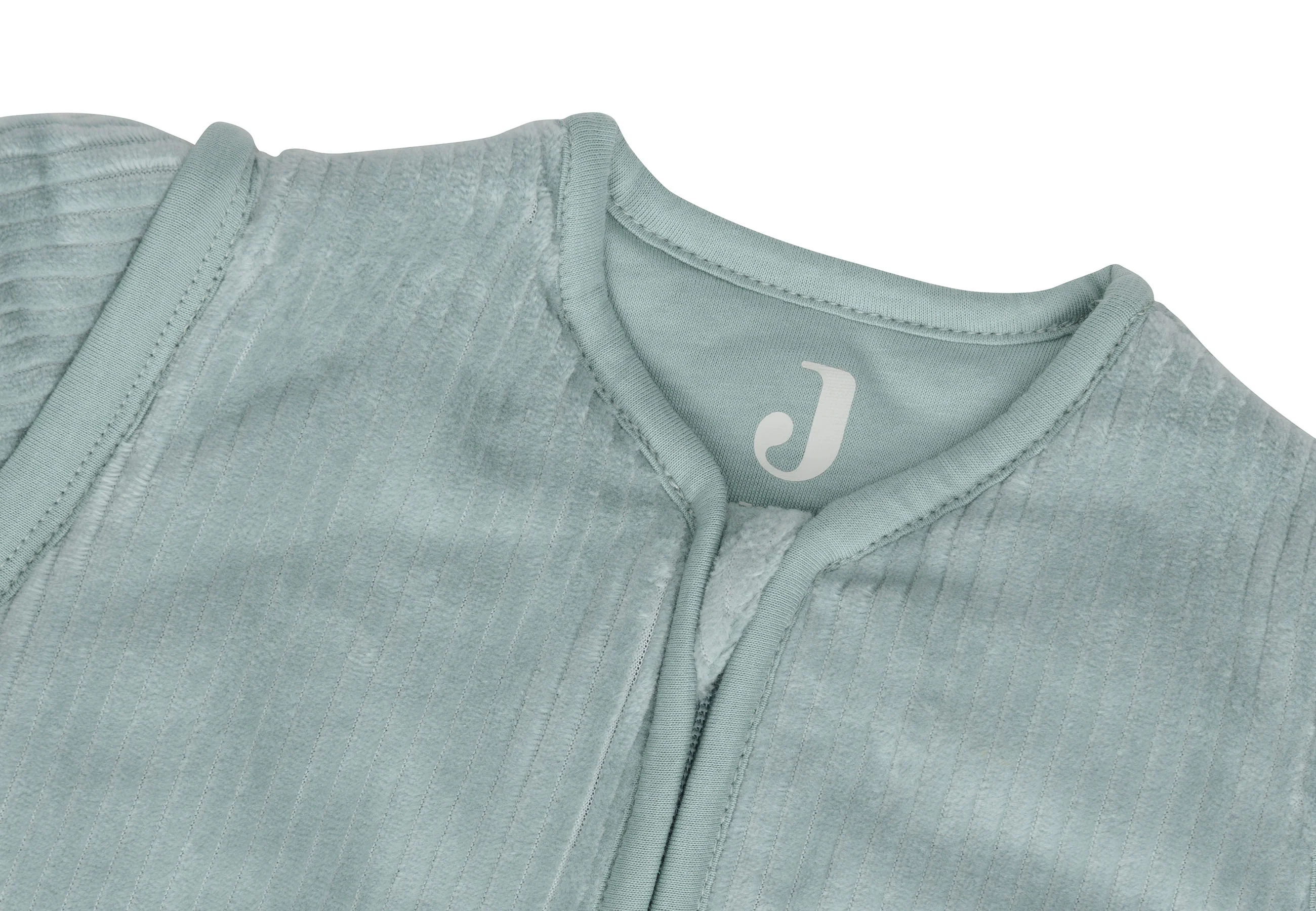 * Jollein Slaapzak Met Verwijderbare Mouwen Rond 90cm Rib Sea Green - Image 5