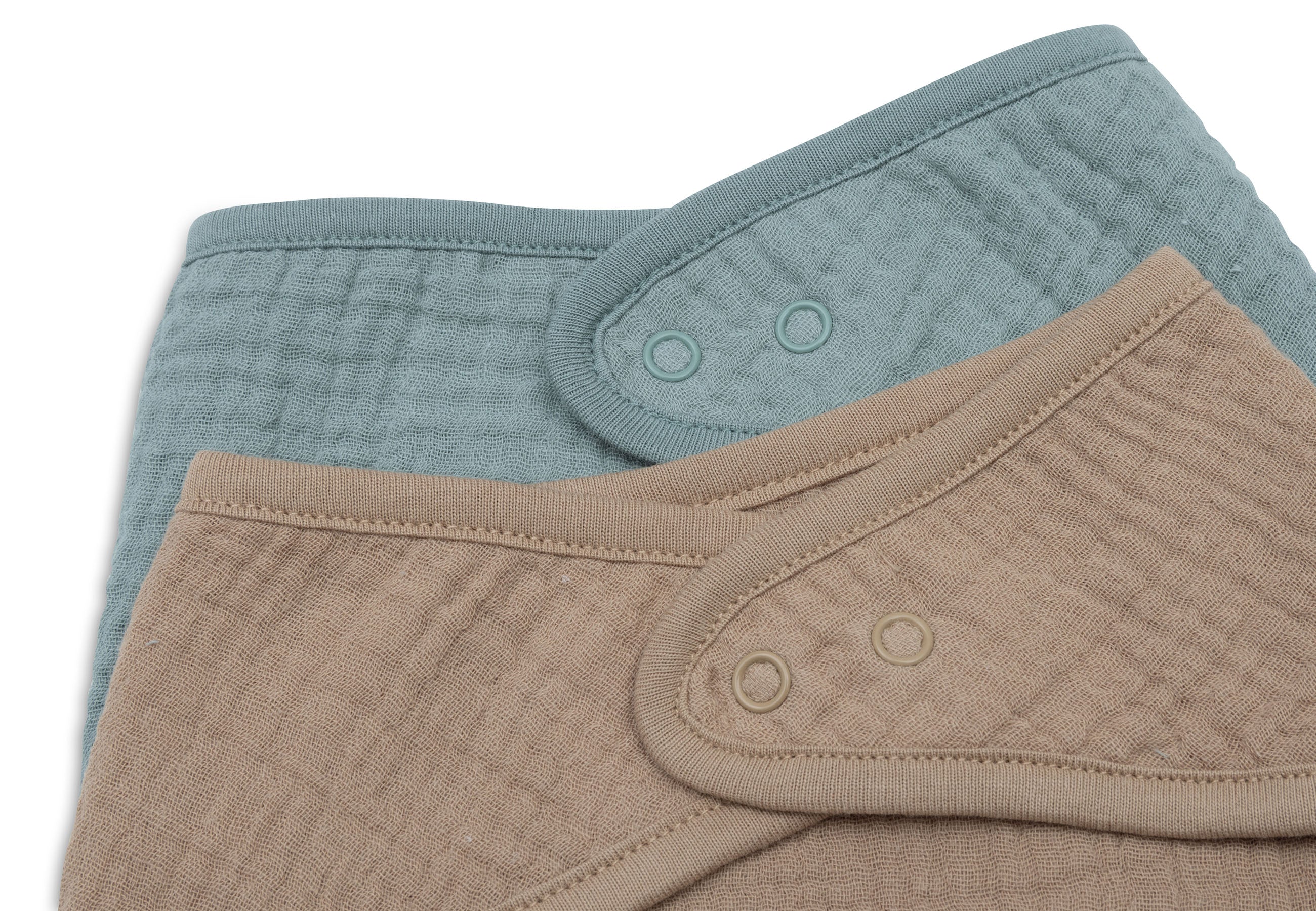 Jollein Slab Bandana Hydrofiel Sea Green/Biscuit (2Pack) - Image 3