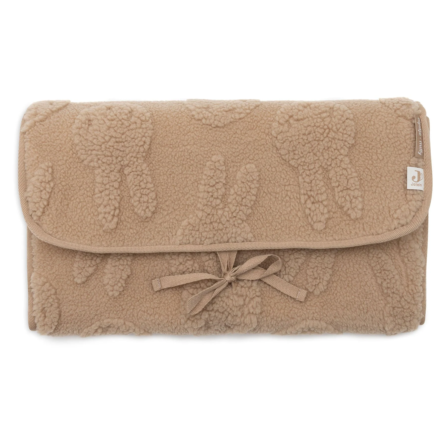Jollein Verschoningsmat Met Opbergvak Miffy Jacquard Teddy | Biscuit