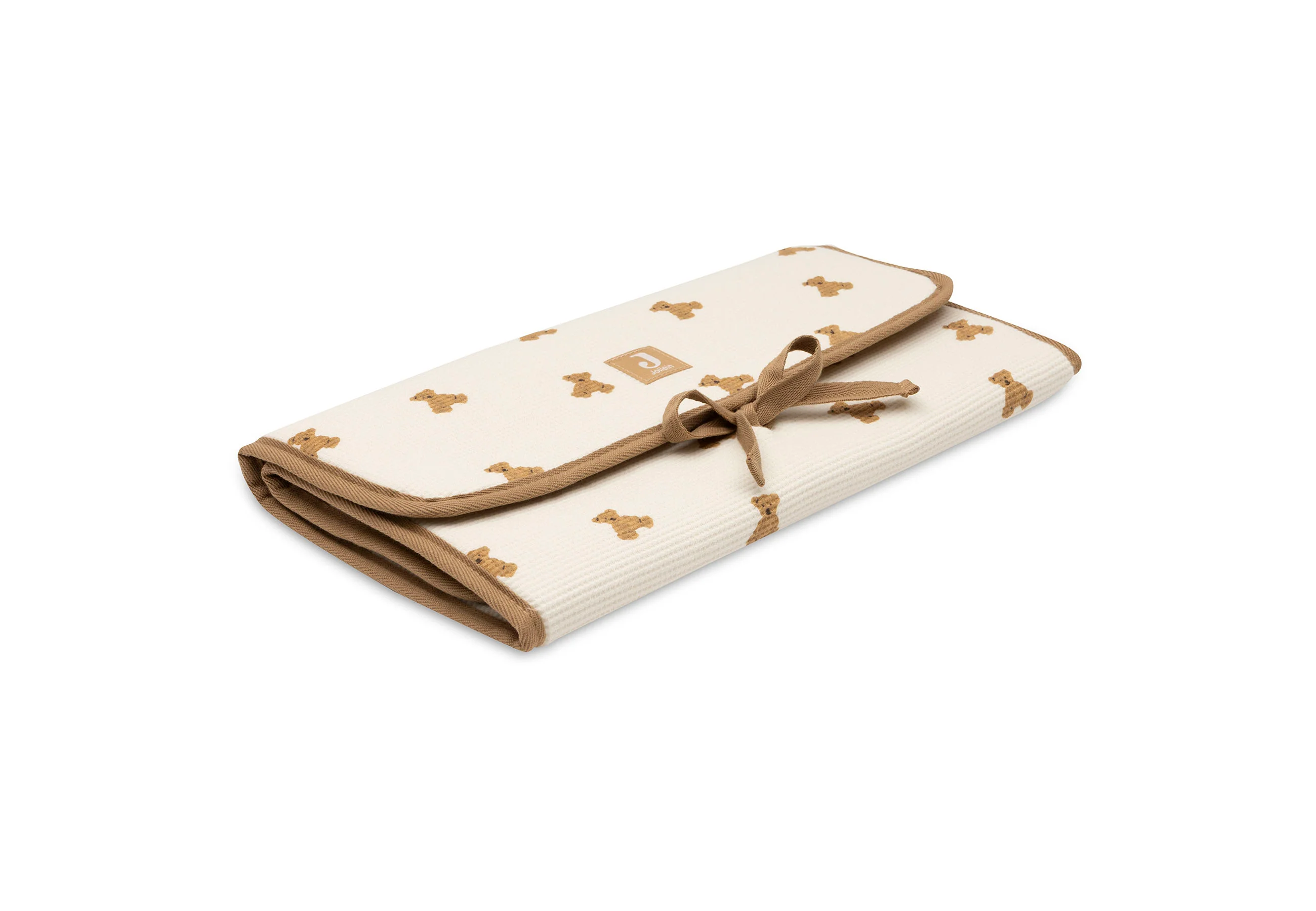 Jollein Verschoningsmat Mini Teddy Bear Little Waffle - Image 3