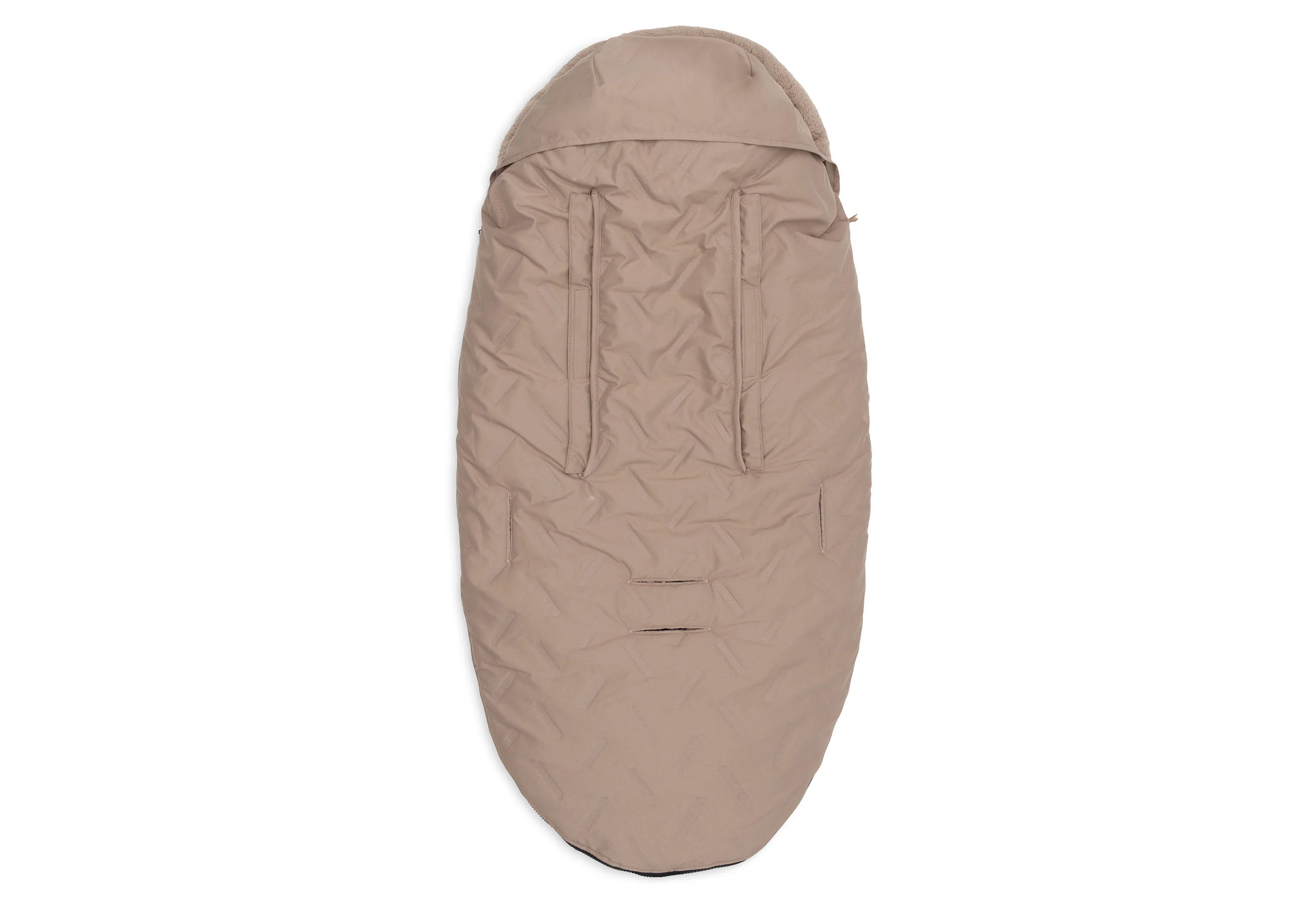 Jollein Voetenzak Buggy/Kinderwagen Embossed | Milky Coffee - Image 3
