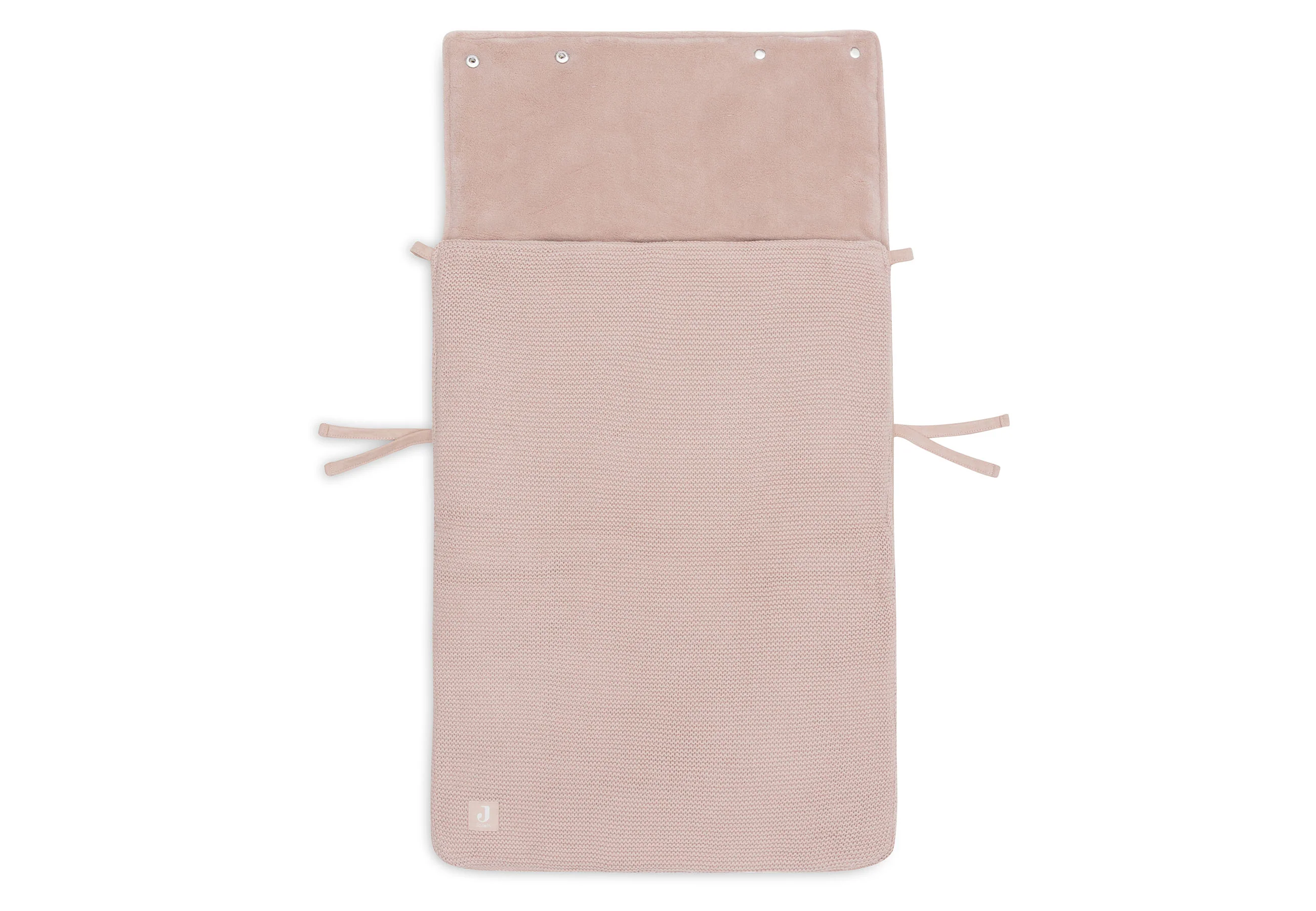Jollein Voetenzak Groep 0+ 3/5 Punts Gordel Basic Knit | Wild Rose - Image 2