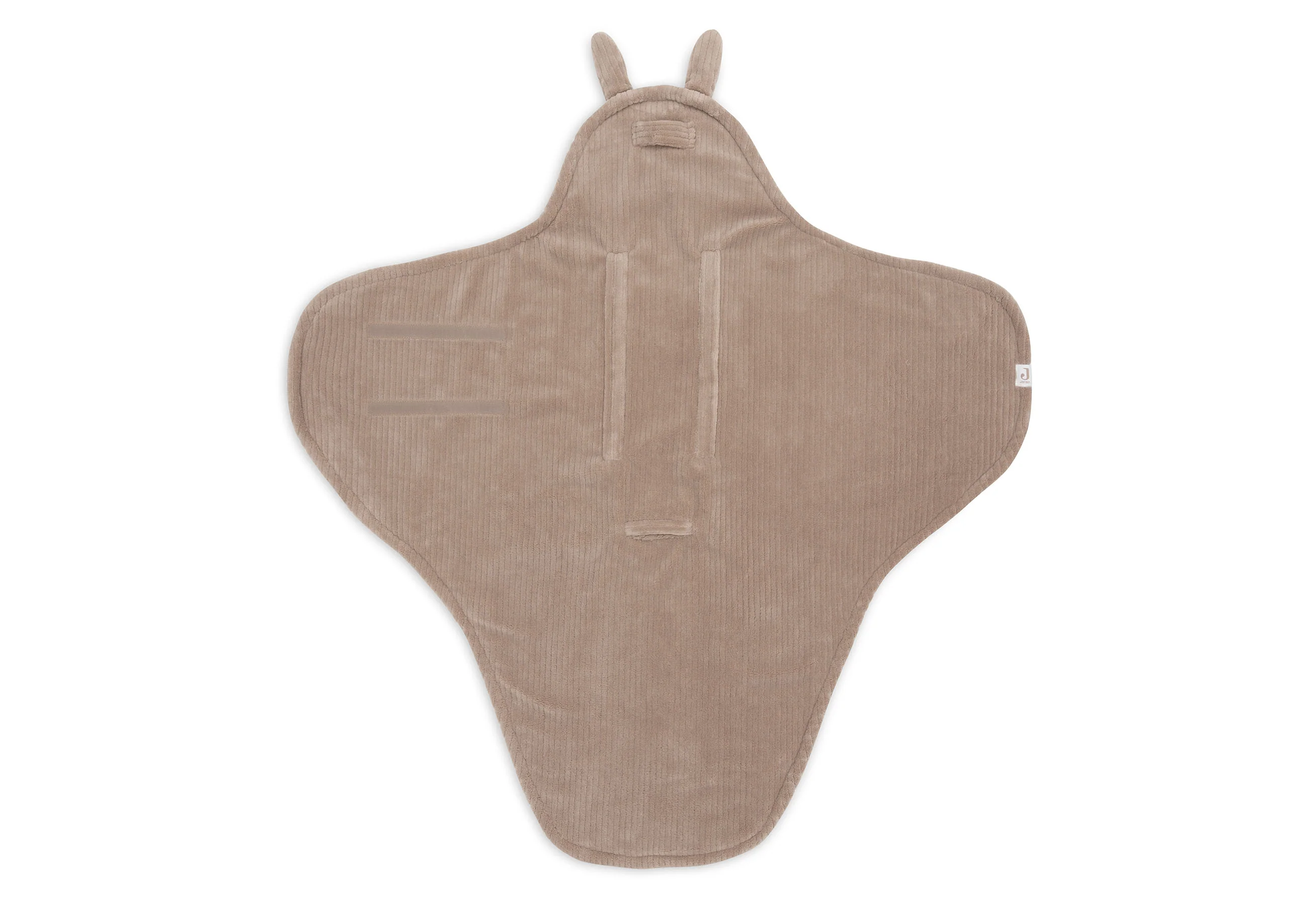 Jollein Wikkeldeken Bunny Cloudy Rib | Milky Coffee - Image 5