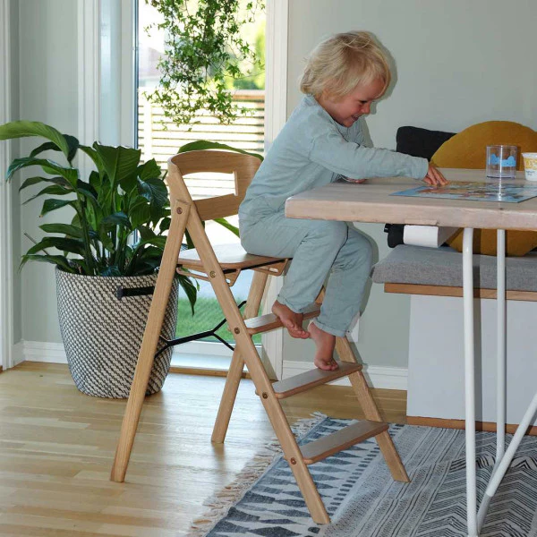 Kaos Klapp Plooibare Meegroei Eetstoel Zonder Beugel | Oak - Image 2
