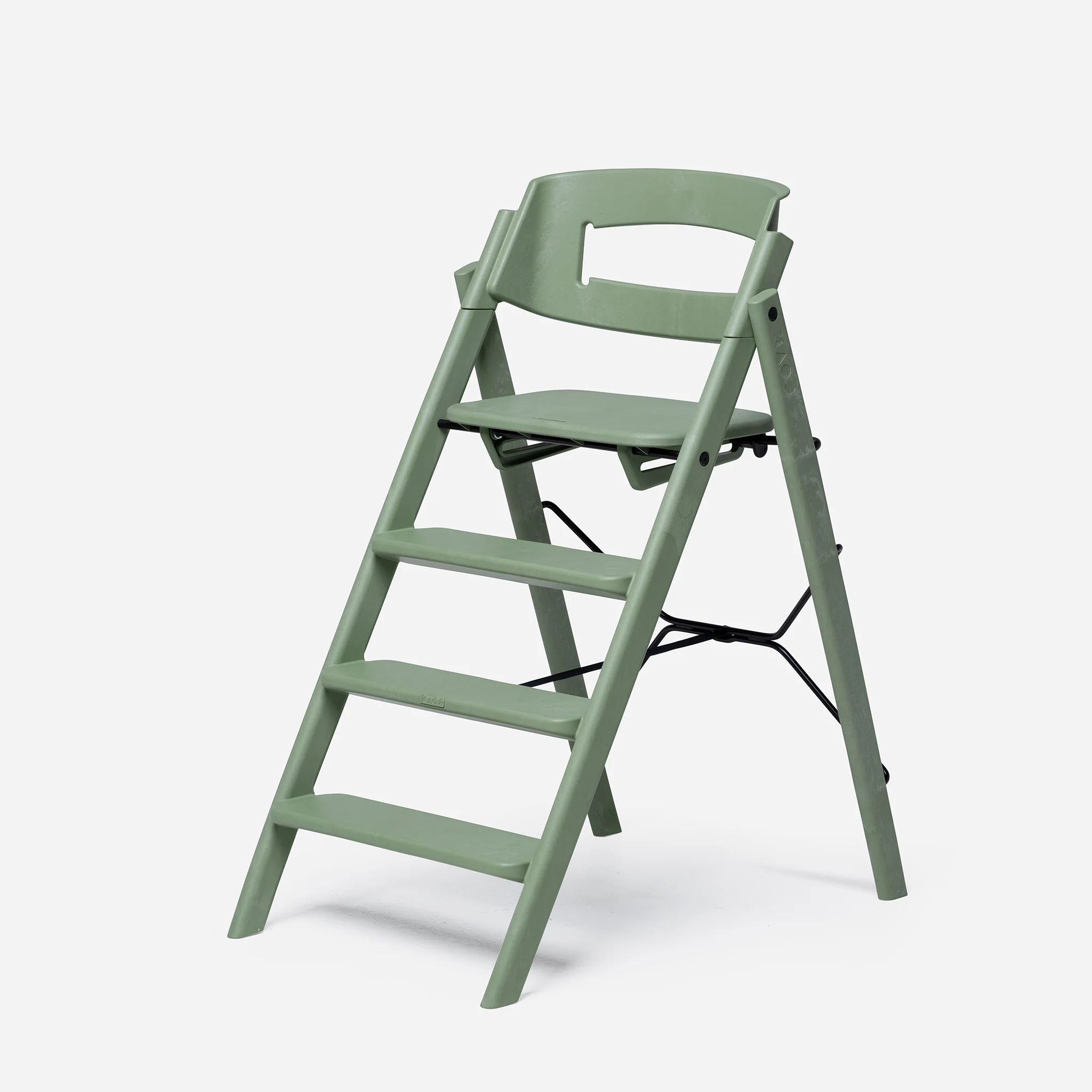 Kaos Klapp Plooibare Meegroei Eetstoel Zonder Beugel Recycled Edtion | Mineral Green