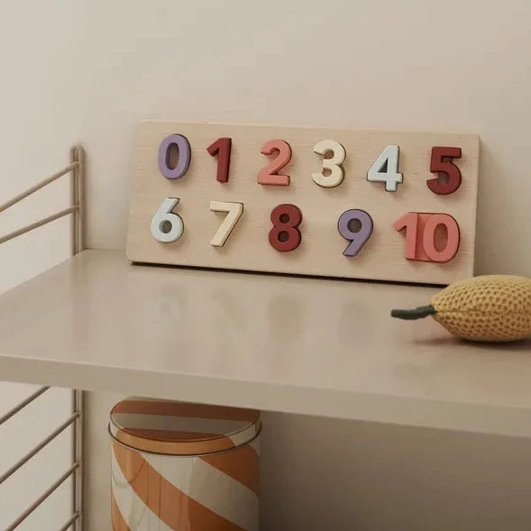 * Kid's Concept Houten Cijferpuzzel 1-10
