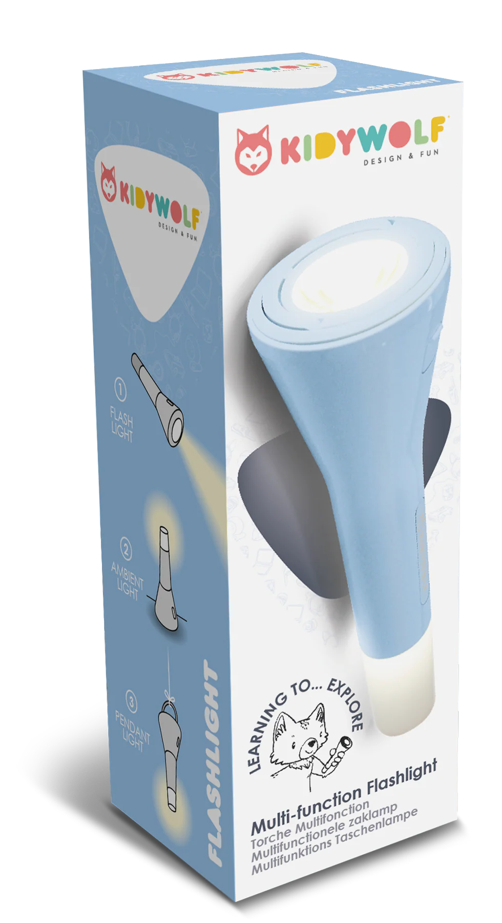 Kidywolf Flashlight Zaklamp | Blue - Image 2