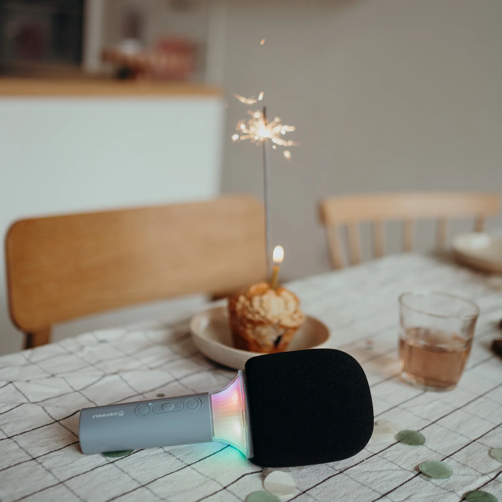 Kidywolf Kidymic Karaoke Micro Met Led | Blue - Image 6