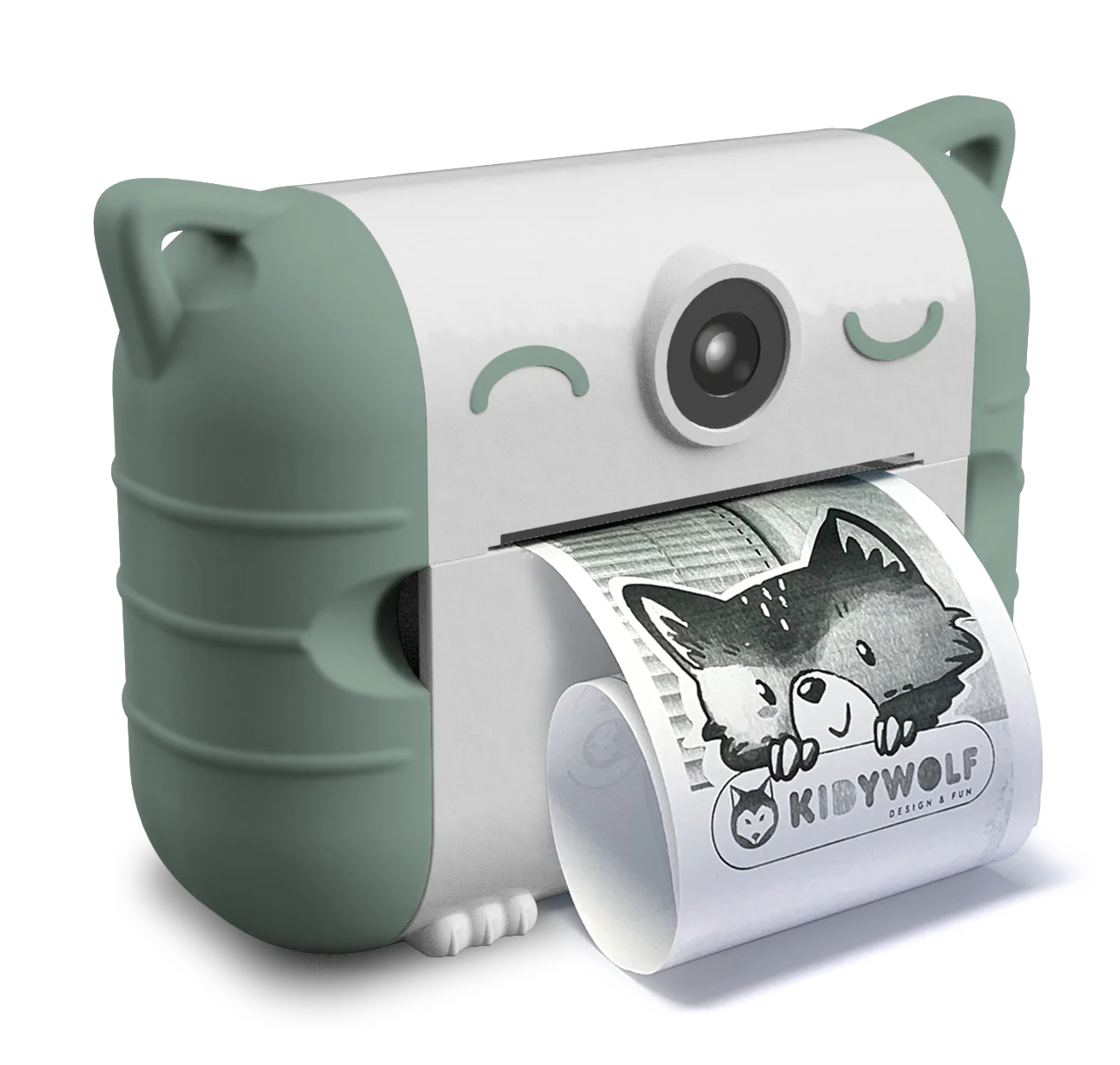 Kidywolf Kidyprint Camera Thermal Printer | Green