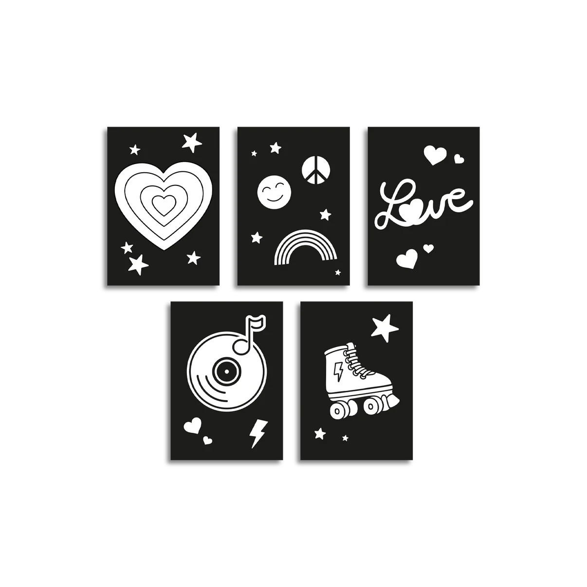 * Kidywolf Refill Pack Voor Kidyneon: 3 Designs – Happy - Image 2