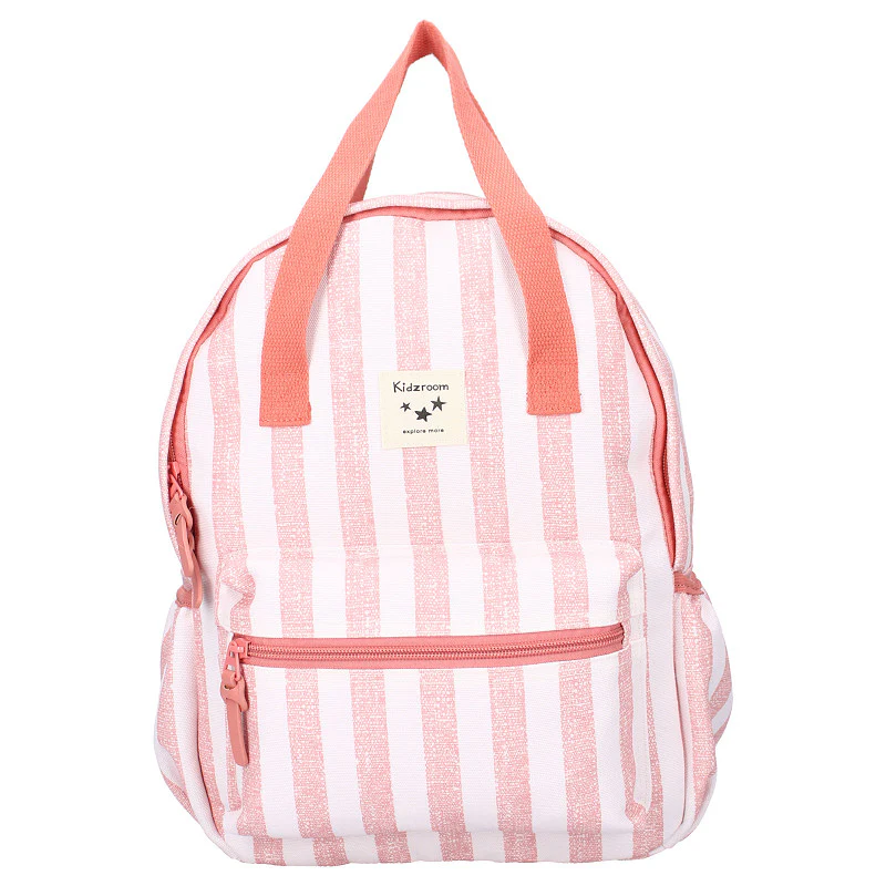 Kidzroom Rugzak 36x27cm | Stripe Frenzy Pink