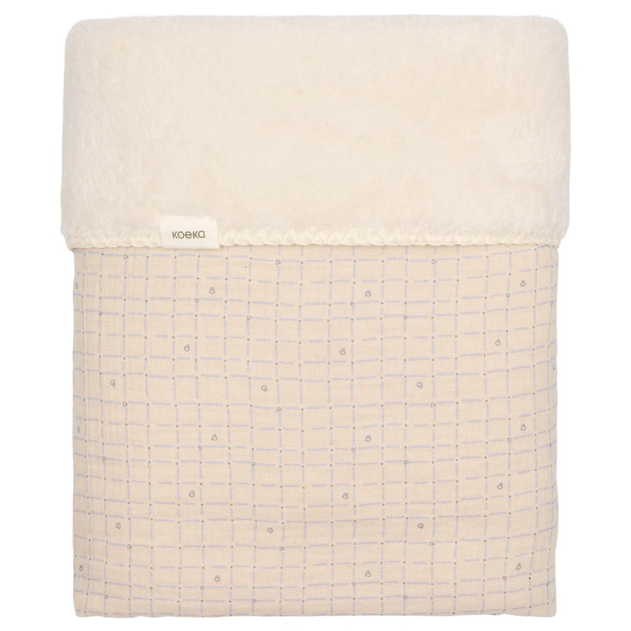 * Koeka Ledikantdeken Teddy Lind 100x150 | Warm White