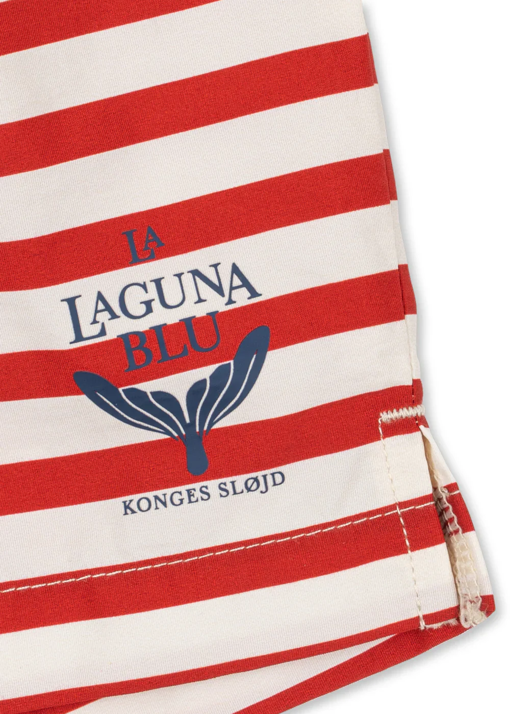 * Konges Sløjd Asnou Zwemshort | Stripe Rouge - Image 4