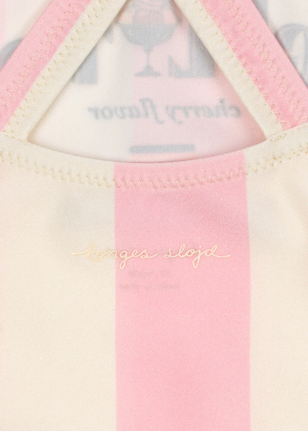 * Konges Sløjd Badpak Pomia | Candy Stripe Rose - Image 3