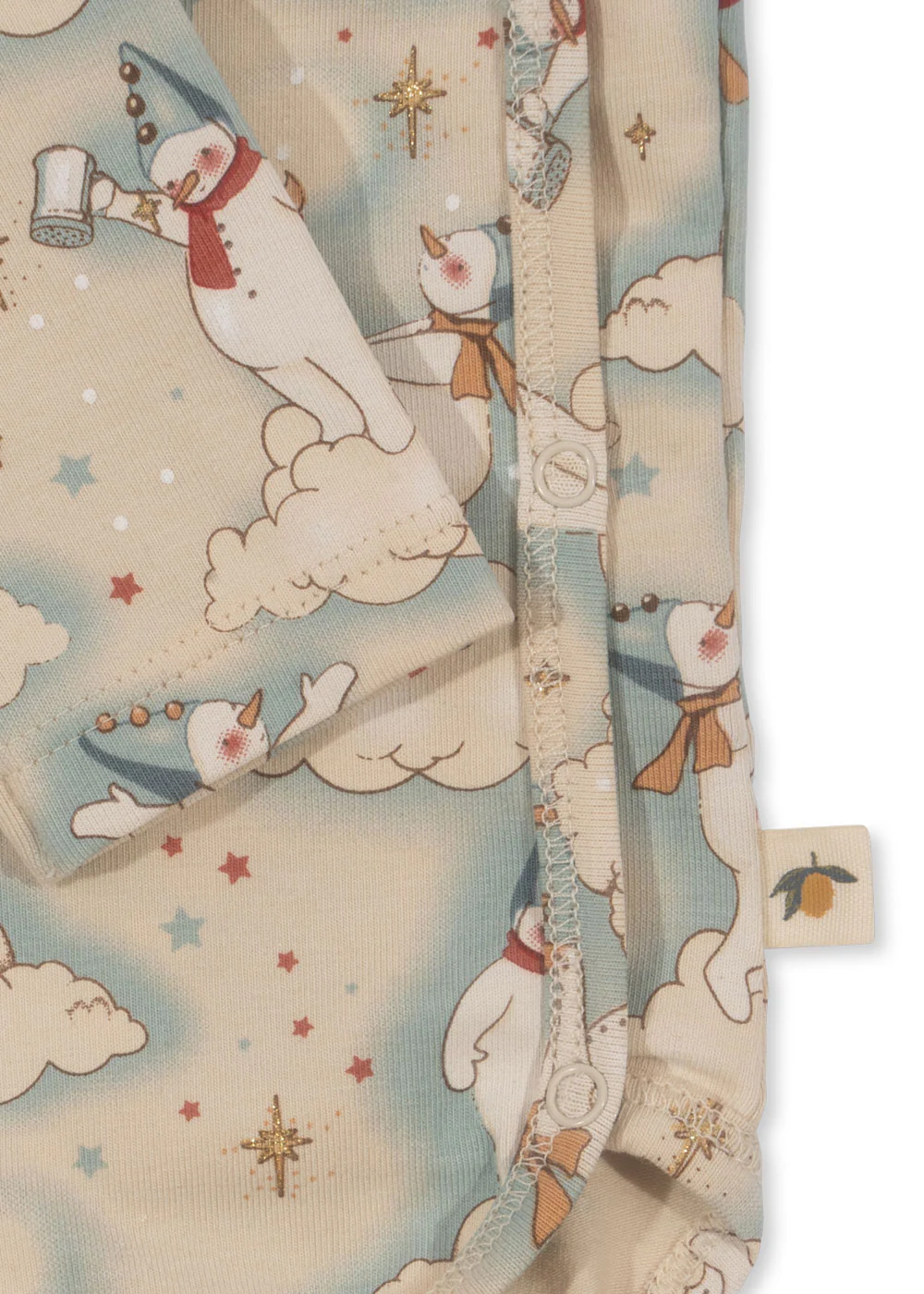 * Konges Sløjd Basic Newborn Set Pyjama | Let It Snow - Image 4