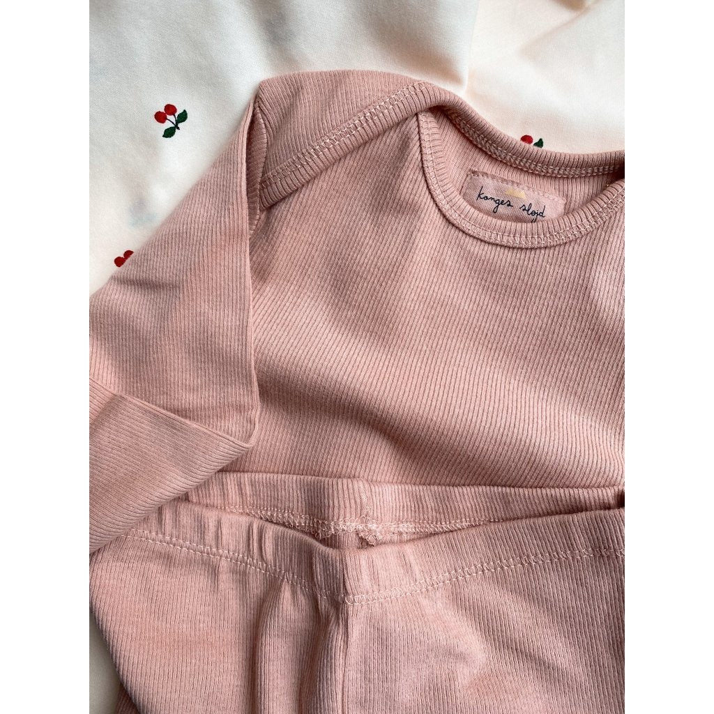 * Konges Sløjd body romper Siff | Rose Blush - Image 2
