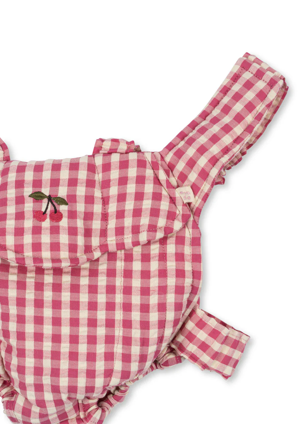 Konges Sløjd Doll Carrier | Bubblegum Check - Image 2