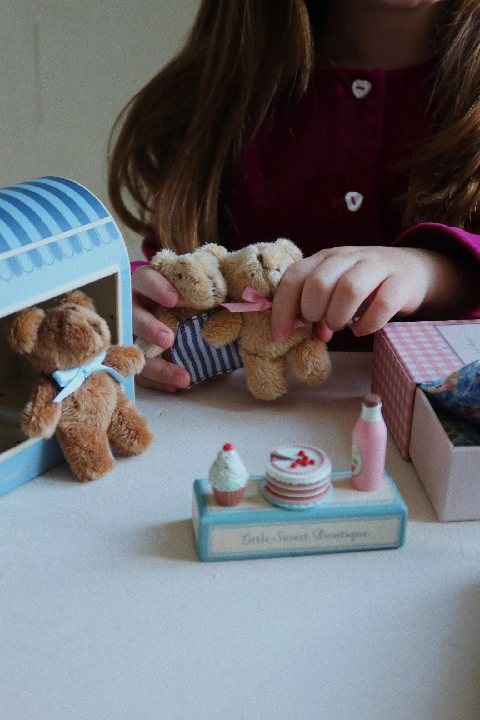* Konges Sløjd Elise Tiny Teddy | Beige - Image 2