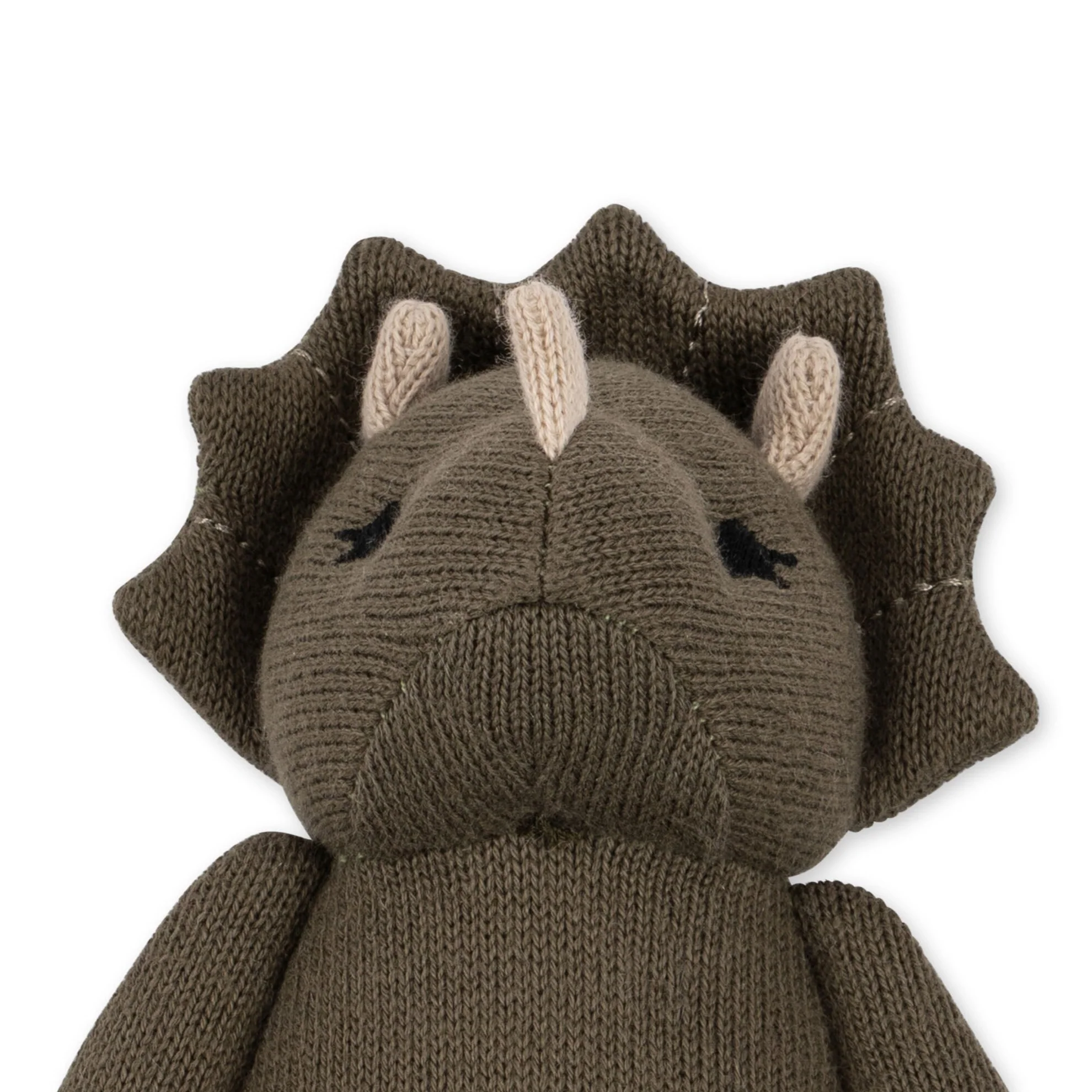 * Konges Sløjd Mini Toys Triceratops | Laurel Oak - Image 3