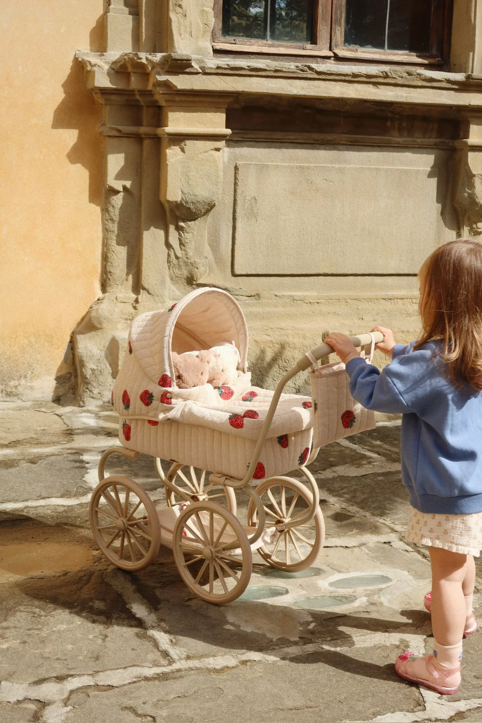 Konges Sløjd Minnie Poppen Kinderwagen | Strawberry - Image 5