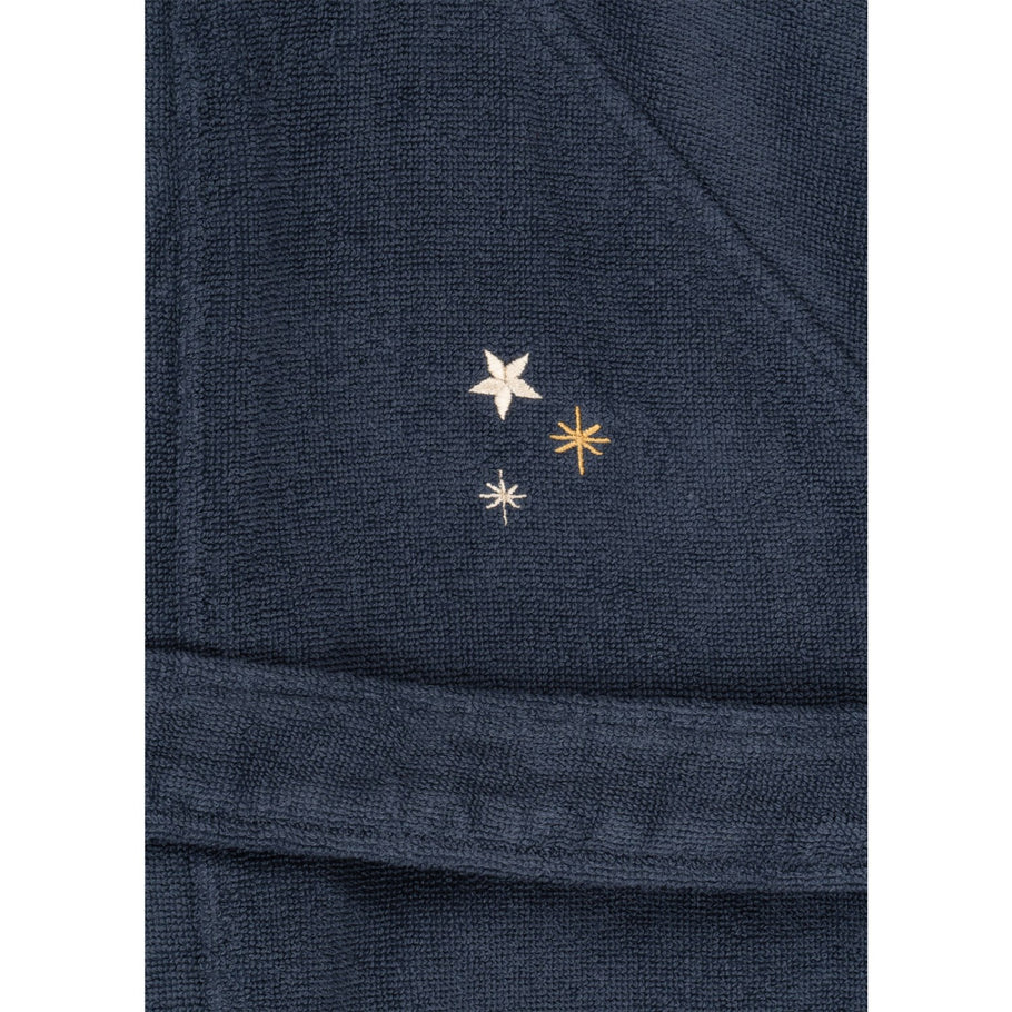 * Konges Sløjd Terry Bathrobe Gots | Blue Nights - Image 4