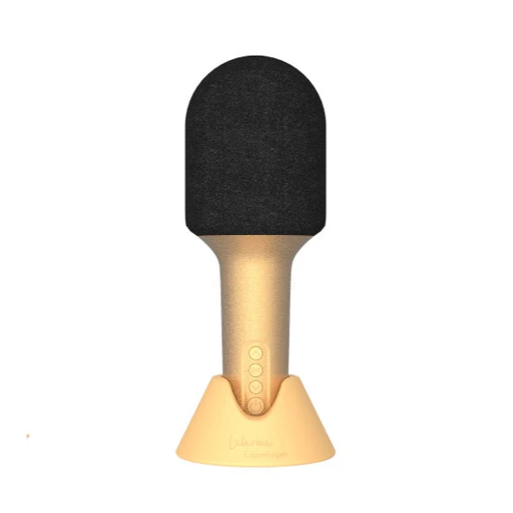 * Lalarma Glitter Groove Microfoon 2-in-1 | Goud