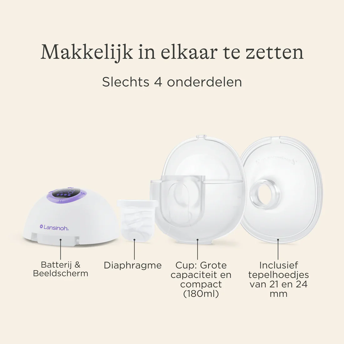 Lansinoh Draadloze Dubbelzijdige Borstkolf - Image 5