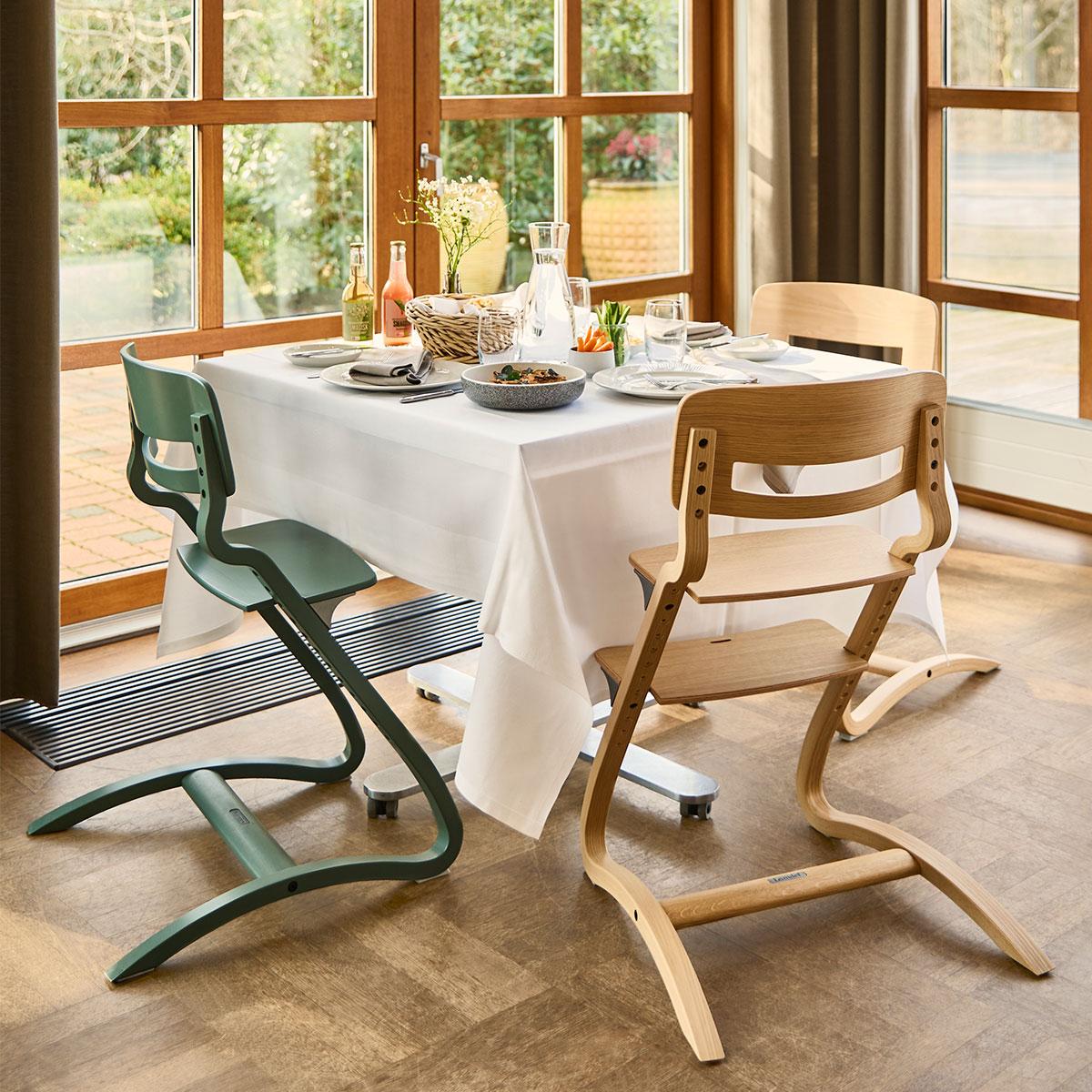 Leander Louie Eetstoel | Sage Green - Image 5