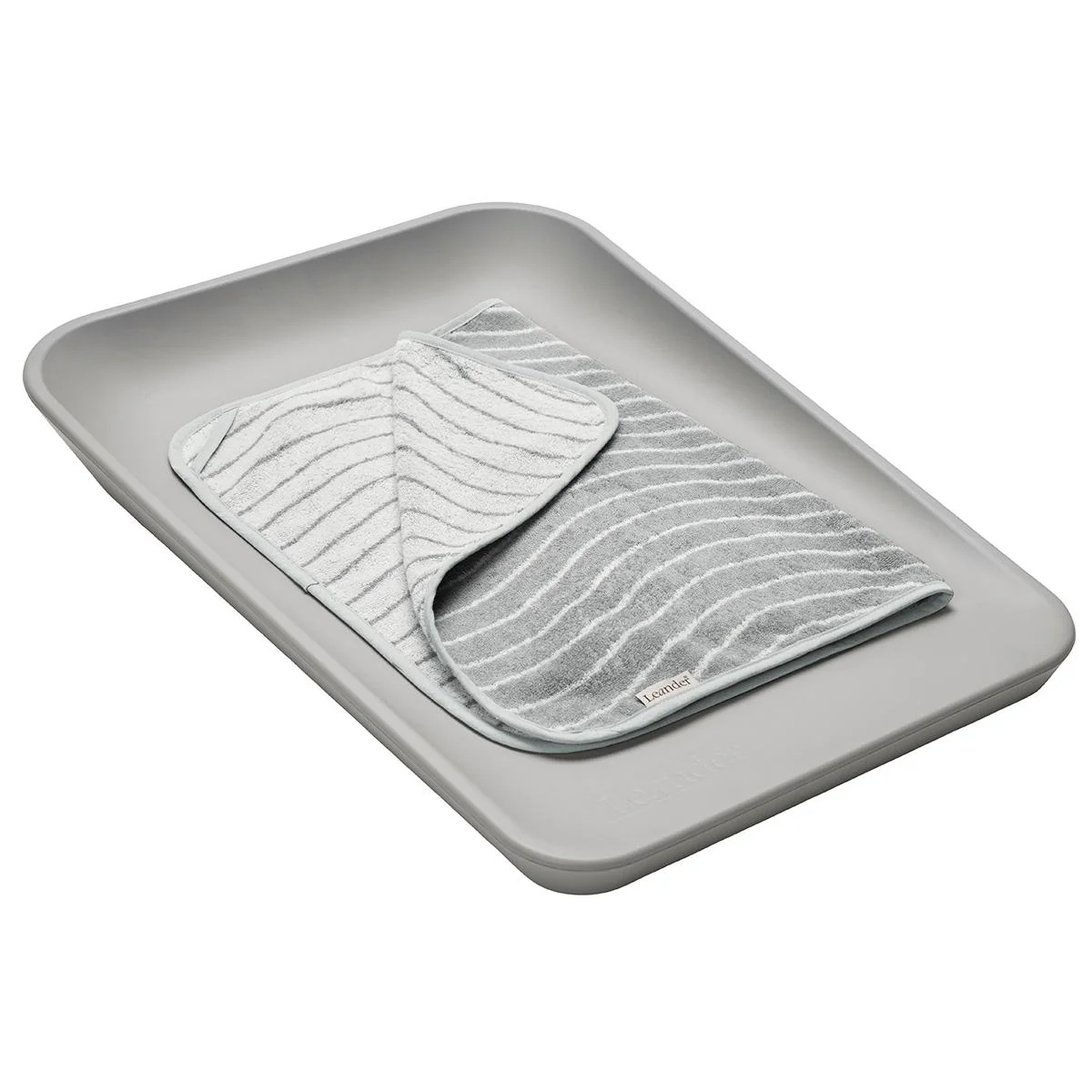 Leander Matty Topper Voor Verschoningskussen | Cool Grey Organic - Image 2