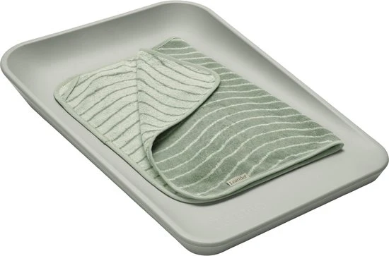 Leander Matty Topper Voor Verschoningskussen | Sage Green Woodland Organic - Image 2