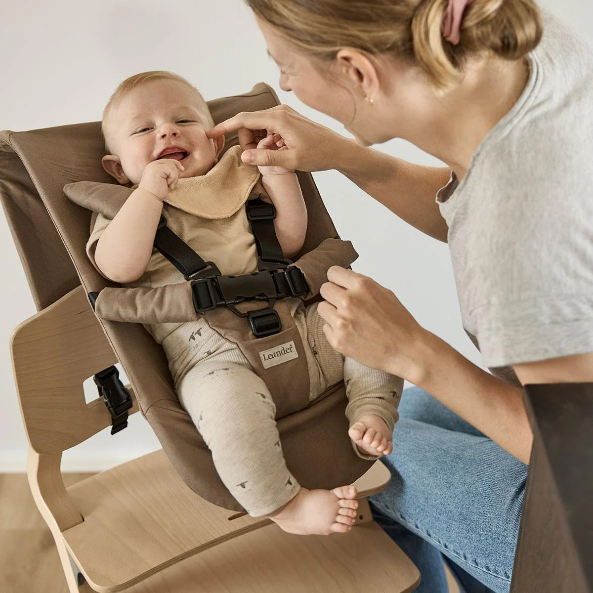 Leander Newborn Set Voor Leander Louie Eetstoel | Mocca - Image 3