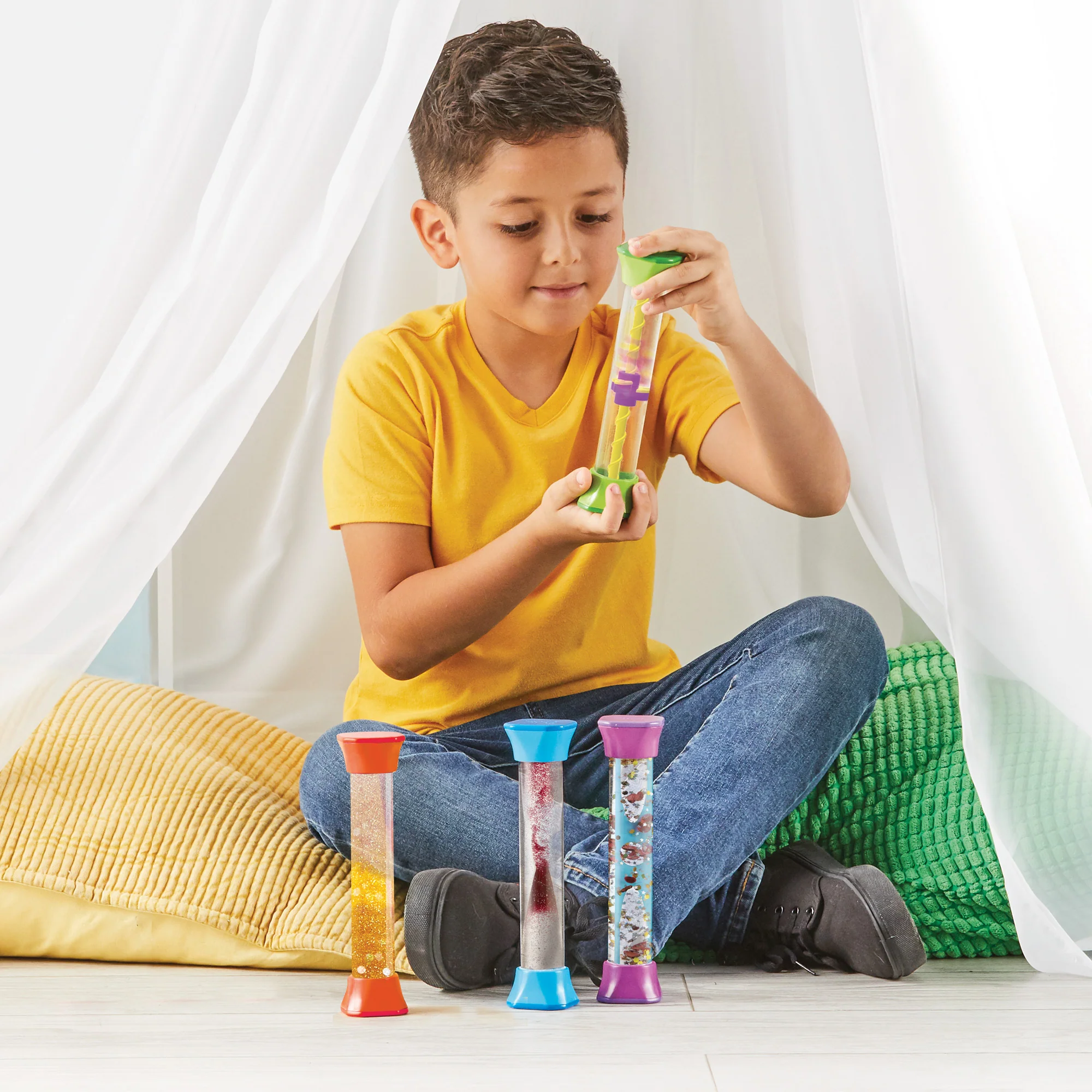 Learning Resources Sensory Fidget Tubes, Set of 4 - Image 4