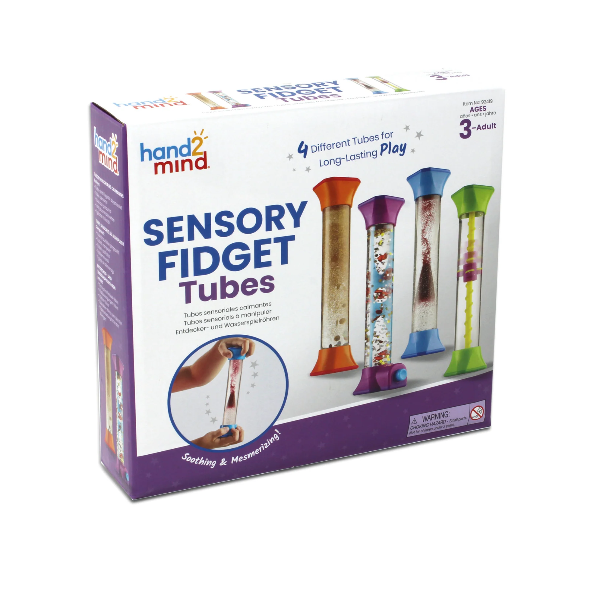 Learning Resources Sensory Fidget Tubes, Set of 4 - Image 5