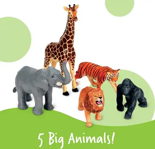 * Learning Resources | Jumbo Jungle Animals - Image 2