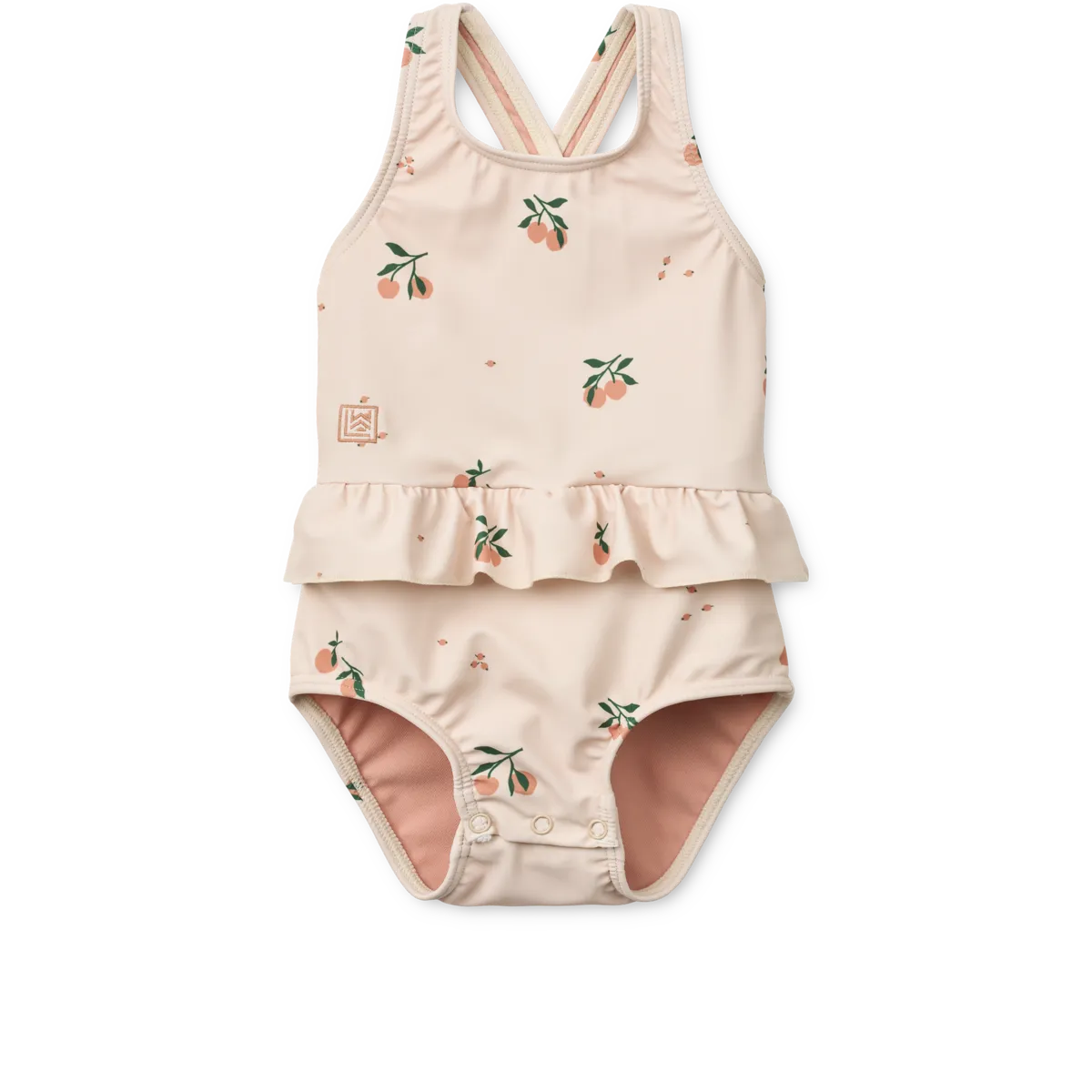 * Liewood Amara UV Baby Badpak | Peach / Sea Shell