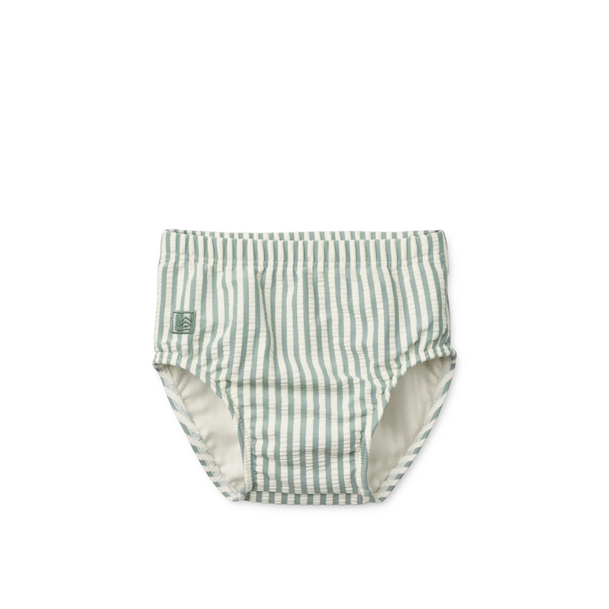 * Liewood Anthony Baby Seersucker Zwembroek | Peppermint / Sandy