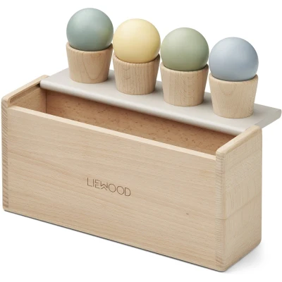 * Liewood Bay Ice Cream Toy 4-pack | Blue Multi Mix - Image 2