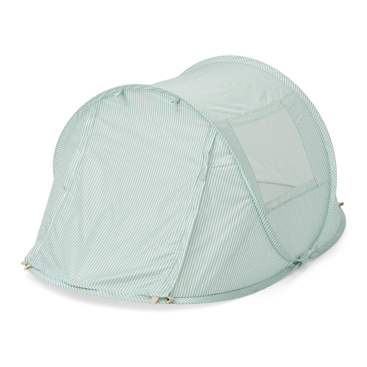 * Liewood UV Bjork Tent | Printed Stripe Ice blue/ Creme de la creme - Image 4