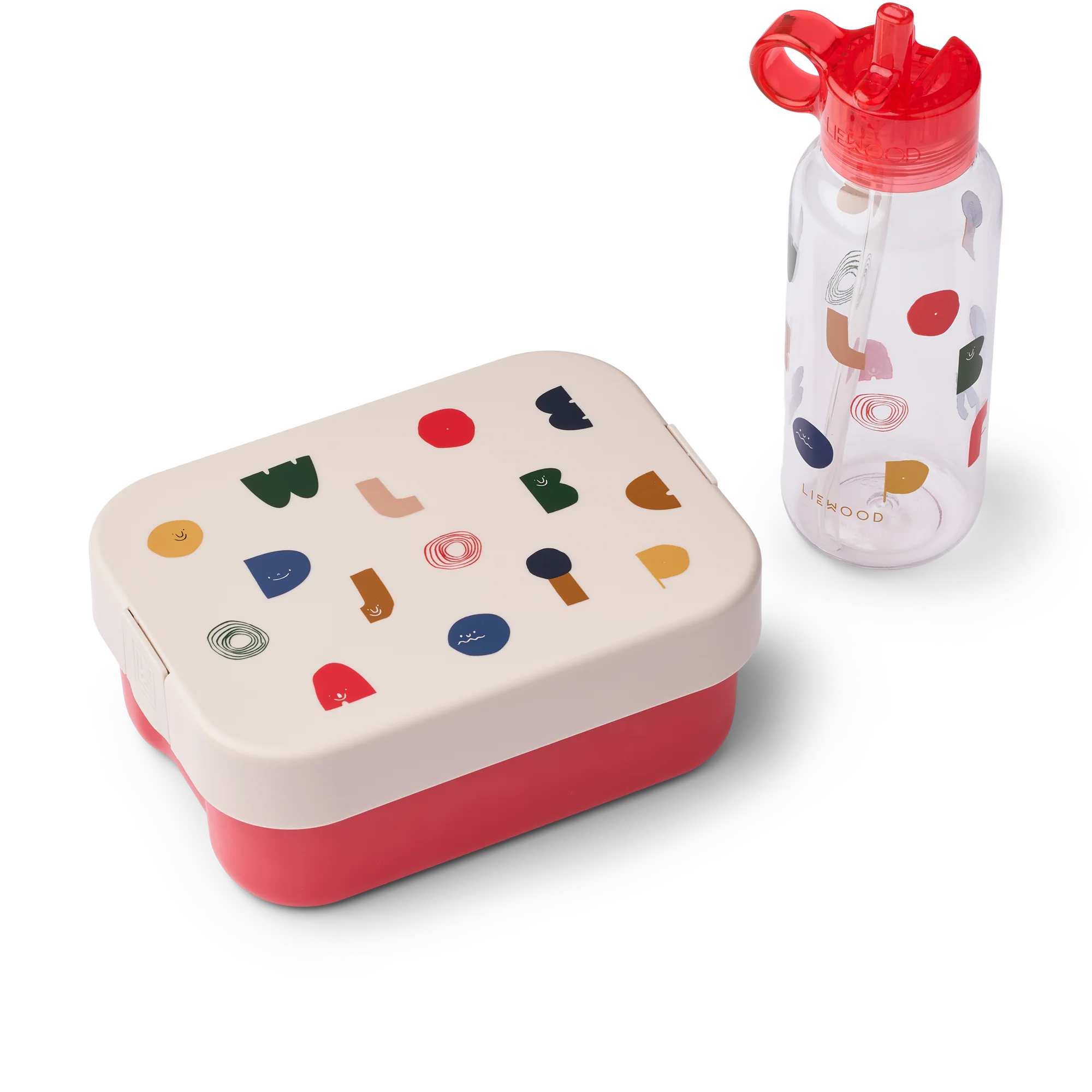 * Liewood Chelsey Printed Lunchbox Set | Characters / Sandy
