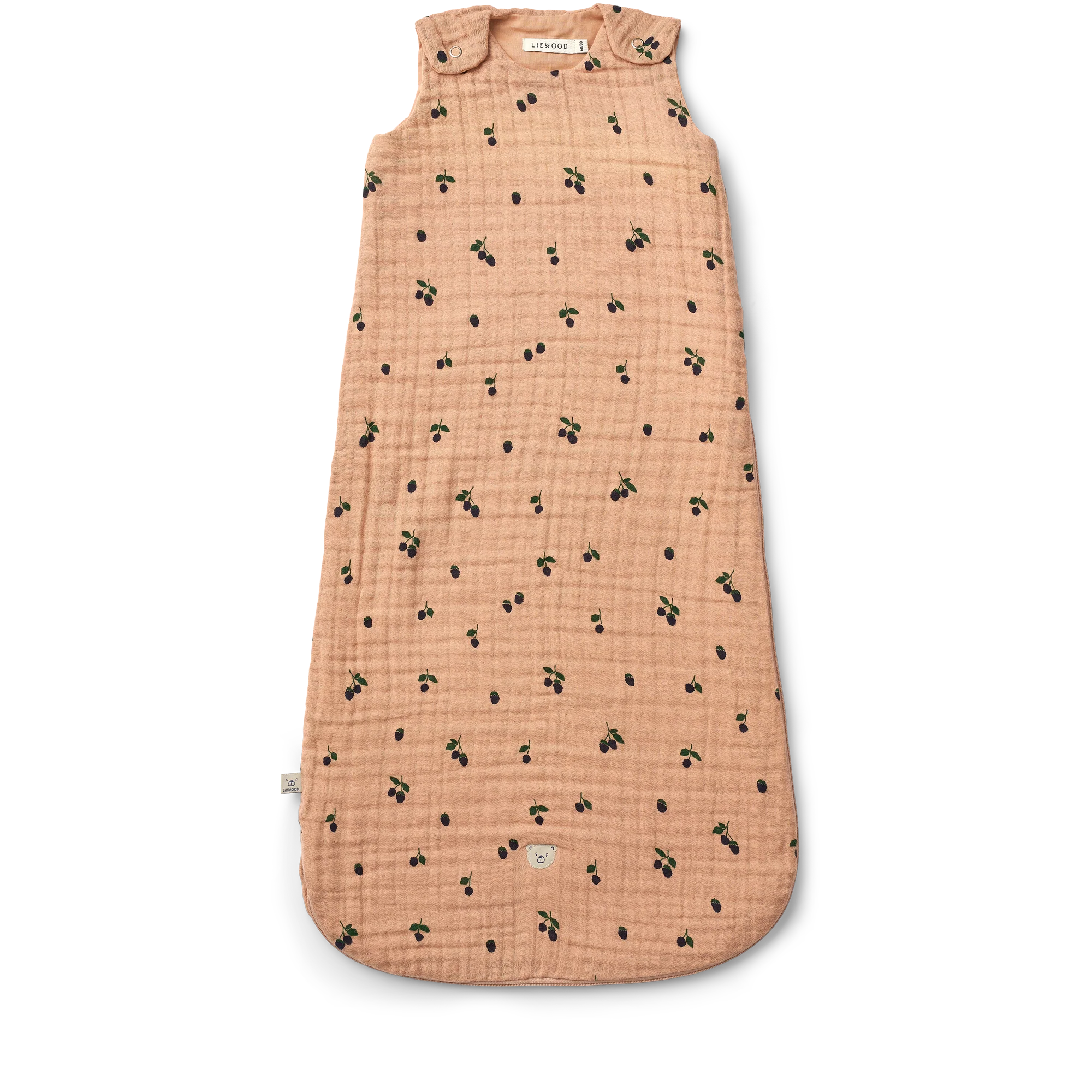 * Liewood Flora Printed Slaapzak 0M+ | Mini Berry / Pale Tuscany