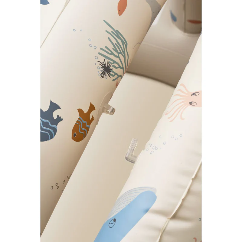 Liewood Hadleia Printed Canopy Pool | Sea Creature / Sandy - Image 2
