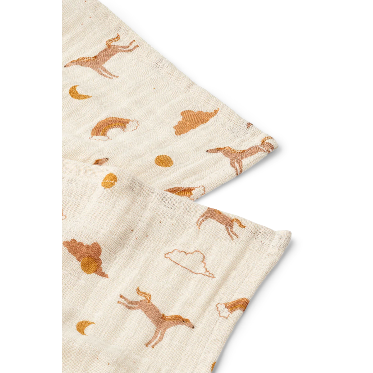 * Liewood Lewis Hydrofiele Doeken 2-Pack | Dream / Ecru - Image 2