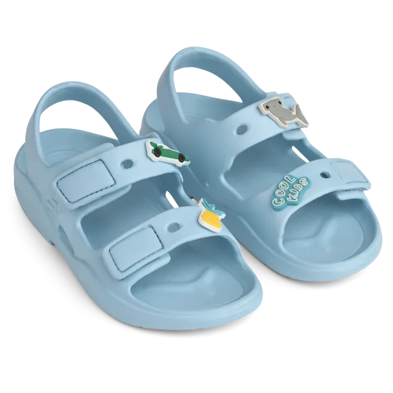 * Liewood Lilo Sandalen Met Charms | Beach Blue