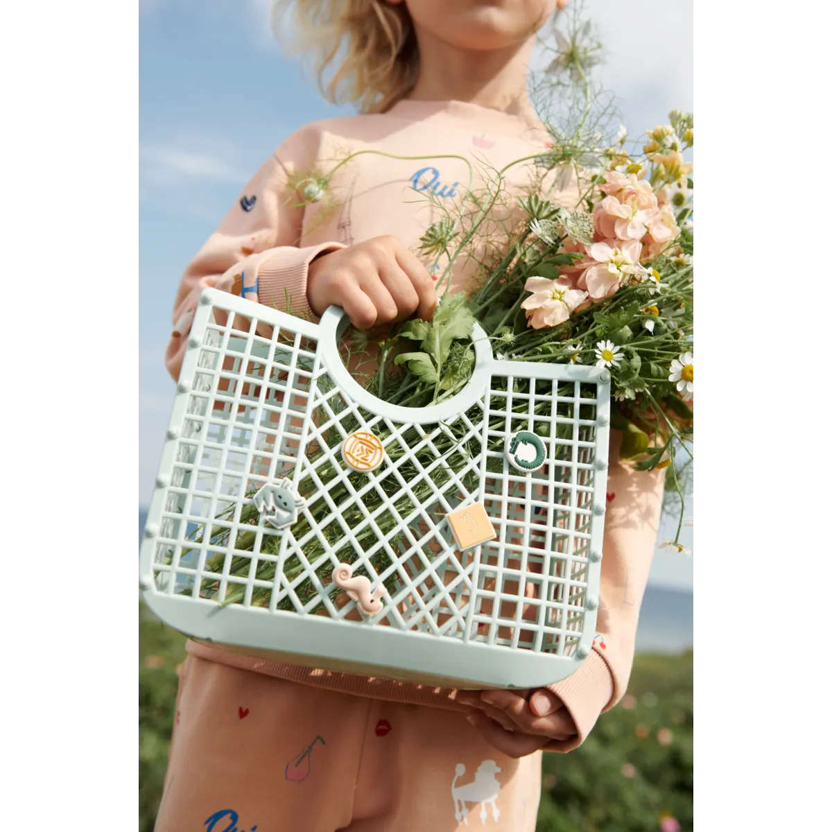 * Liewood Samantha Basket Met Bedels | Light Peppermint - Image 2