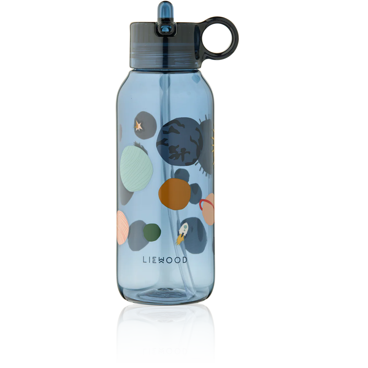 * Liewood Yang Tritan Drinkfles 500ml | Universe / Classic Navy